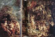Peter Paul Rubens The Feast of Venus (mk01) USA oil painting reproduction